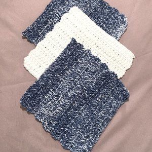 Crochet Dish Cloth - Set Of 3